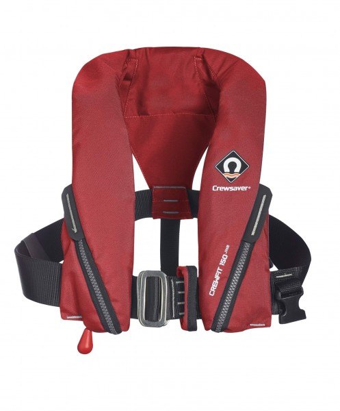 Crewsaver Crewfit 150N Junior Automatic Harness Life Jacket - Red
